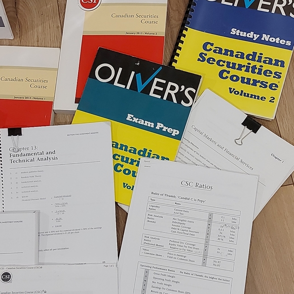 Canadian Securities Course Material - Picture 3 of 7